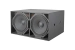 Dual 18-Inch Passive Audio Sound Equipment Subwoofer Speaker