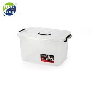 Durable High Quality Competitive Price 5L Clear/Transparent Plastic Storage Box with Wheels