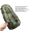 Durable Tactical Rucksack Double Strap Duffle Bagl Heavy Duty Oxford  Laundry Bag Top Loading Army Green Duffle Bag