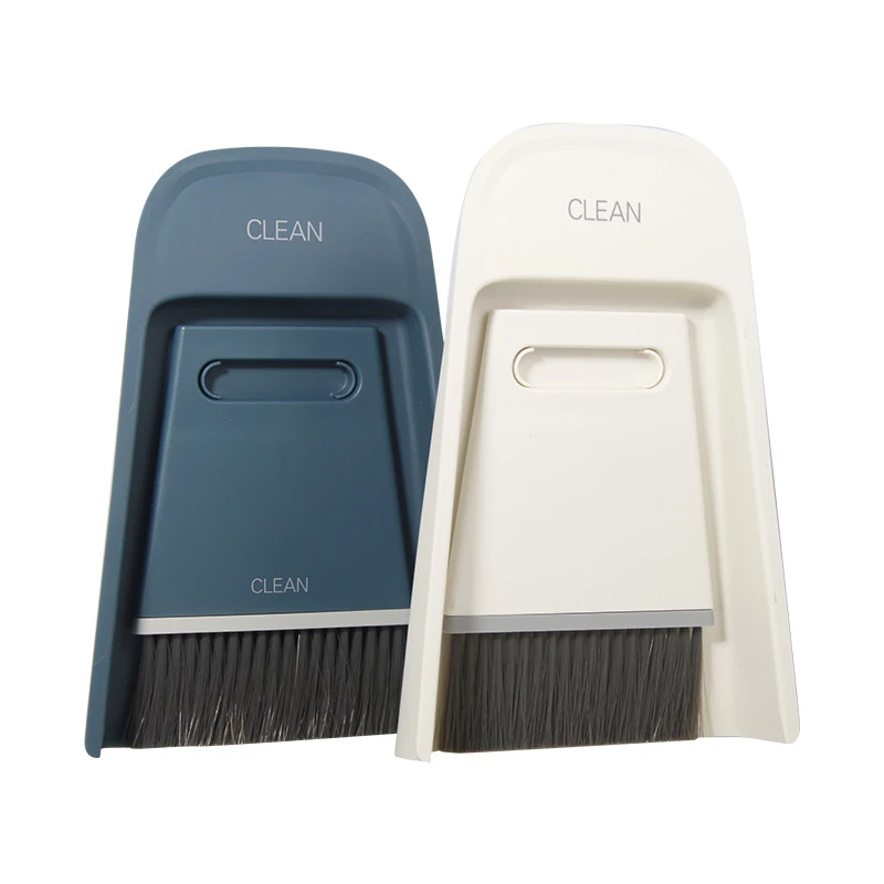 Eco-Friendly broom, wiper and dustpan set for table cleaning coffee machine , keyboard cleaning