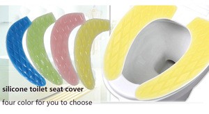 Eco-friendly Silicone Padded Comfortable Soft Toilet Seat Cover