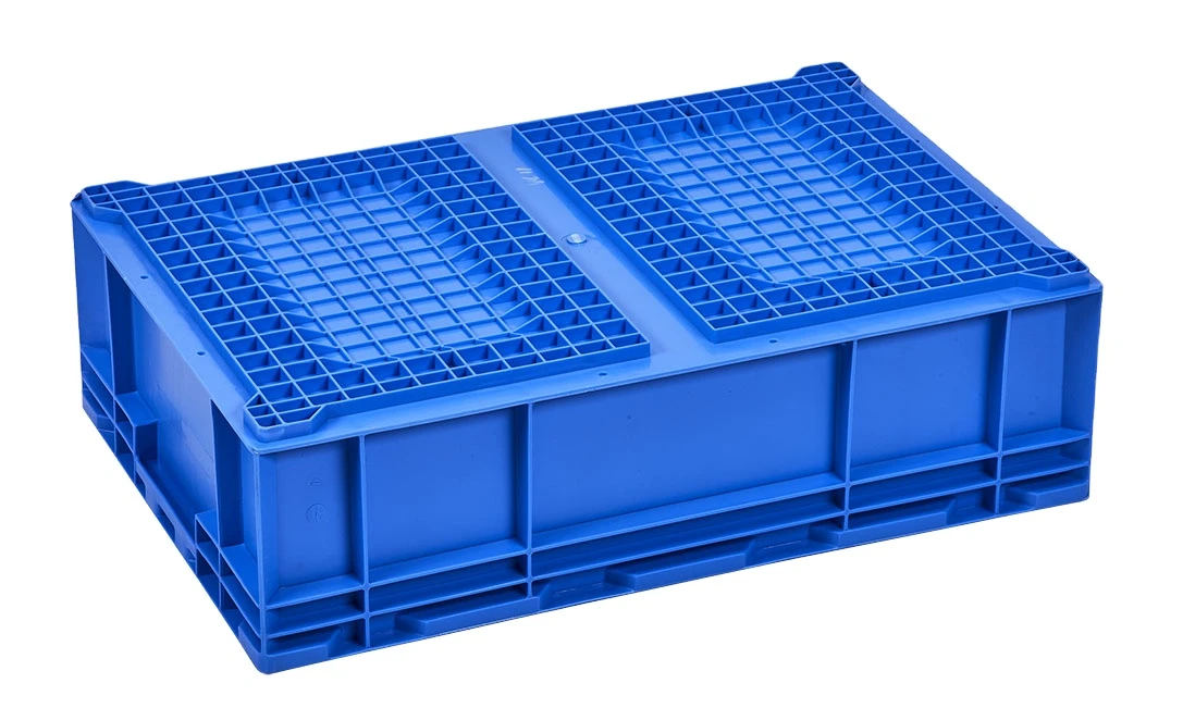 Eco Friendly Storage Anti Static Solid Stackable Veget Crates Plastic Tote Turnover Box