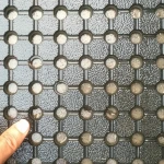 ECO friendly wet area non slip rubber bath mat