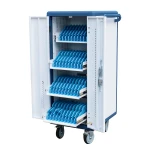 Educational  draw out Type double open 40 Ways Note book and PAD  School without USB Charging Trolley Cart