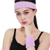 Elastic Towel Soft wrist Sweatband and  head sweatband