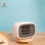 Import Electric portable home quiet fan heater desktop handy mini PTC heater from China