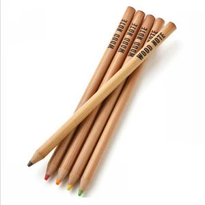 Elegant and graceful Natural wood material color pencil