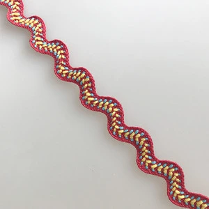 Decorative Ric Rac Ribbon Buy Elegant Cotton Rick Rack Ribbon Decorative Trimmings Ric Rac from ...
