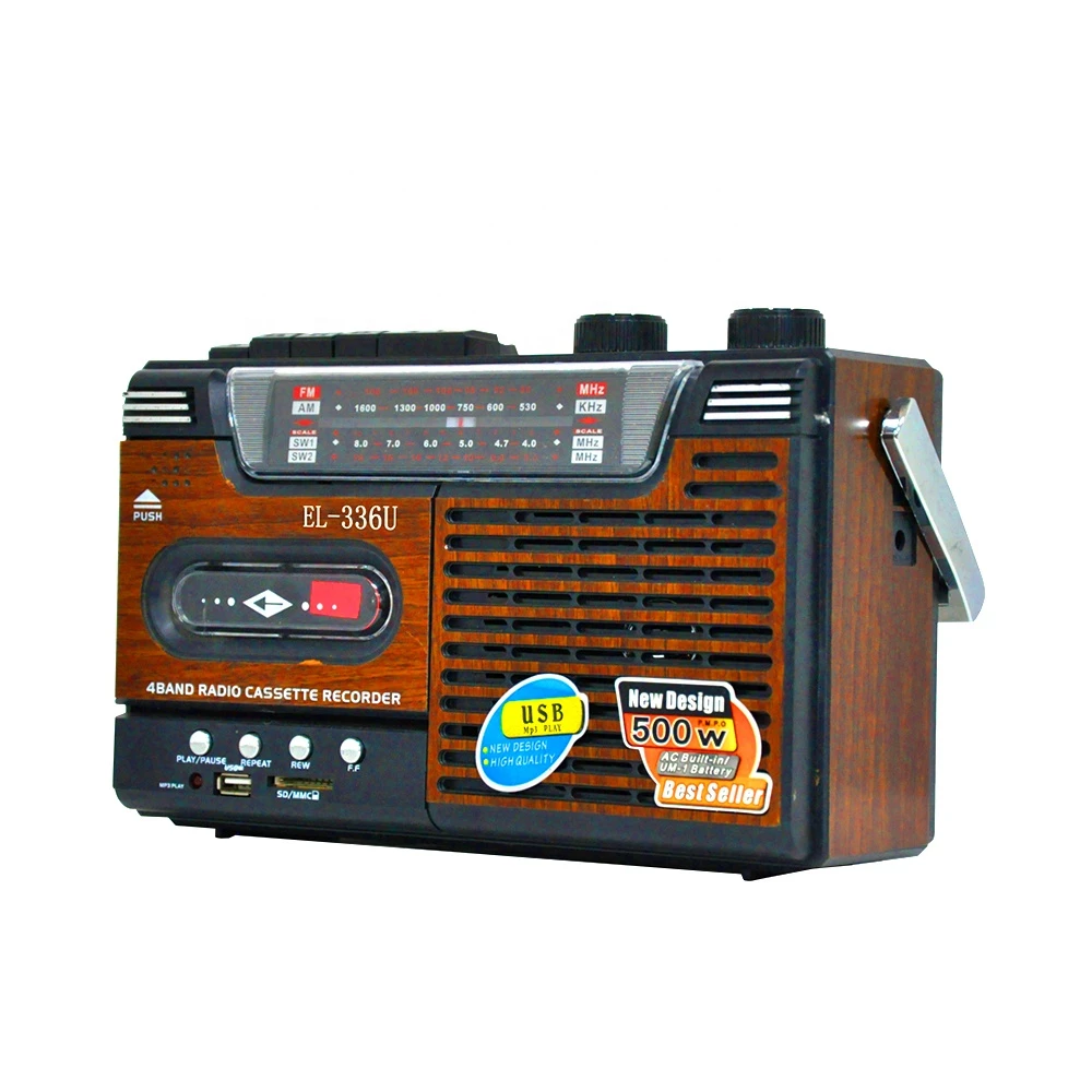 ELETREE EL-336 Cassette portable fm/am usb/sd card radio
