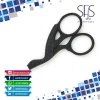 Embroidery and Sewing Scissors Brow Shaping Small for Crafting, Art Work, Threading, Needlework, Stainless Steel Scissors