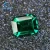 Import Emerald cut Hydrothermal lab created D-green emerald loose gemstone from China