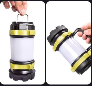 Emergency Usb Recheargeable Camp Fishing Light Lantern And Searchlight Portable Power