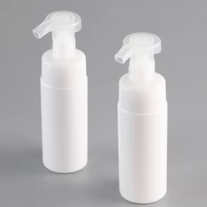 Empty Plastic Foam Pump Bottle 30ml 50ml 60ml 100ml 150ml 200ml clear white blue PET facial cleanser mousse foam pump bottle
