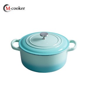 enamel cast iron stewpot serving dish cookware set