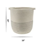 EO0040 Amazon Bestseller Cotton Rope Storage Basket Baby Woven Storage Basket