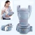 Ergonomic Baby Carrier with Hip Seat, Natural Form Baby Carrier Backpack for All Seasons