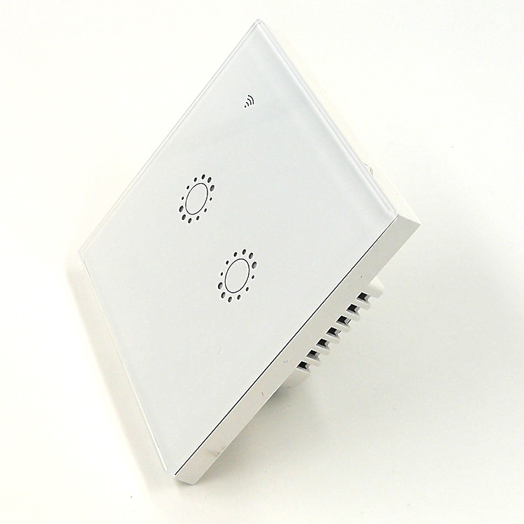 Buy Eu Double Wall Light Switch 2 Gang Wifi Smart Remote Control Wall ...