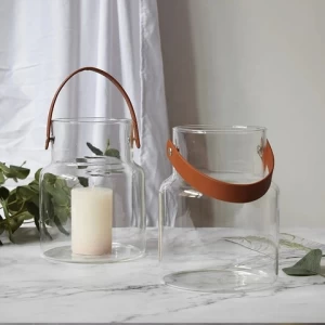 Europe Modern Terrarium Borosilicate Glass Vase Fashionable Home Decorative Multi-function Clear Cylinder Glass Tabletop Vases
