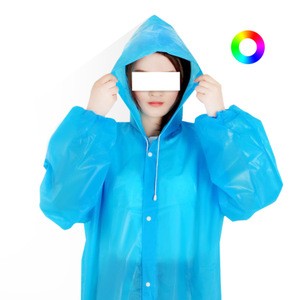 EVA School Travel Outdoor Waterproof Fashion Poncho Portable Disposable raincoat