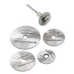 Factory 6pcs in 1 6MM Rod Portable Rotary Tool Circular Discs Mandrel Cutting Circular Saw Blade For Dremel Cutoff