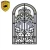 Import Factory custom Exquisite Europe style iron room divider screen from China