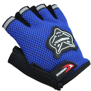 Factory custom nylon racing gloves motorcycle half finger cycling gloves
