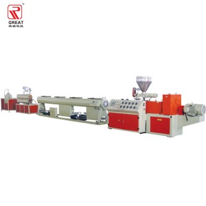Factory direct sale pvc pipe making machine with price