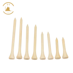 Factory Direct Wooden Golf Tees Natural  Wooden Golf Tees with Custom Logo Printing Wooden Golf Ball Marker