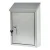 Import Factory High Quality Custom Horizontal Small Metal Stainless Steel Wall Mailboxes from China