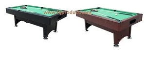 Factory manufacturer stock wholesale indoor 6ft 7ft ball return system 9ball MDF Billiard SNOOKER POOL table