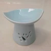 Factory mde OEM design romantic leaf design ceramic Incense burner