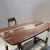 Import Factory price Black Walnut Epoxy Resin Dining Table Tops from China