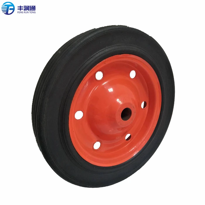 Factory Price Heavy Duty solid rubber wheel for wheelbarrow 3800
