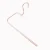 Import Factory price Manufacturer Supplier metal white clothes wire hanger wardrobe rotating rack travel laundry peg Pants from China
