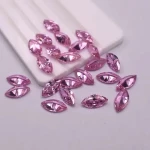 Factory Price Wholesale Full Size Marquire Shape Pink Loose Cubic Zirconia Stones for Jewelry