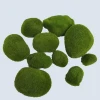 Factory TAIX007 custom simulation micro landscape plant European ornaments flocking ball artificial moss stone