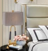 Factory wholesale cheap price modern brass led bed side table lamp hotel decor