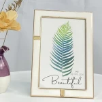 Factory Wholesale Glass Face Aluminum Movie Poster Frame Epoxy Picture Photo Frame Velvet Backing With Easel