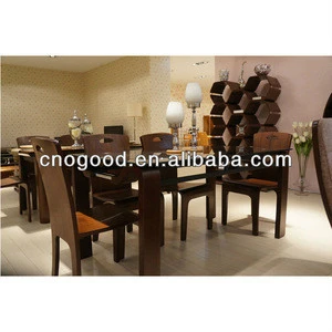 Fancy bamboo dining table and chairs,pictures of wooden dining table