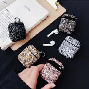 Fashion Brand Glitter Diamond Earphone Case For Apple Airpods 1 2 Protective Cover For Apple Tws Earphone Earbuds Accessories