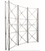 Fashion Design Round Aluminum Poles 3*3 Backdrop Banner Pop Up Display with Curved or Straight Shape