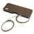 Import Fashion stainless steel TR mini folding clip nose reading glasses with case from China