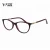Import Fashion Women Acetate Eyeglasses With Metal Parts Vintage Eyewear Optical Frames from China