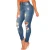 Import Fashion Women Denim Ripped High Waist Skinny Jeans from China