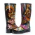 Fashion Women Rubber Rain Boots Custom Print Wellington Boot  Womens Wholesale Gumboots
