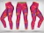 Import fashionable cool custom geometric patterns sports fitness Yoga leggings pants tights from China