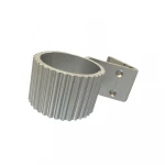 Fast Production Silver Anodized Extruding Aluminum OEM Custom Metal Pole Clamp Bracket