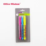 fiber tip Highlighter with Blister card Extremely low price Suitable for retail