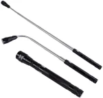 Flexible 3 leds Torch Magnetic Telescopic Pick Up Tool Tight Multi functional Torch Flashlight Pen Lamp  Ride on Car Torch