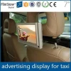 Flintstone 7 inch led screen car advertising, bus/taxi advertising lcd tv screen, taxi headrest advertising lcd display